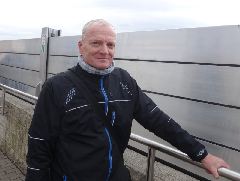 Flutschutzmauer Testaufbau kolitsch