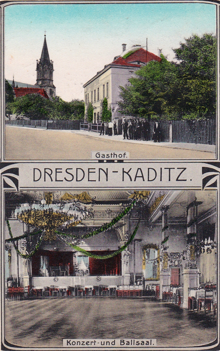 Ansichtskarte Kaditz