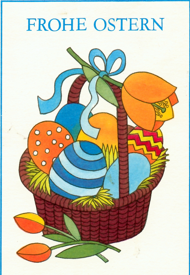 Ostern Karte DDR 1984