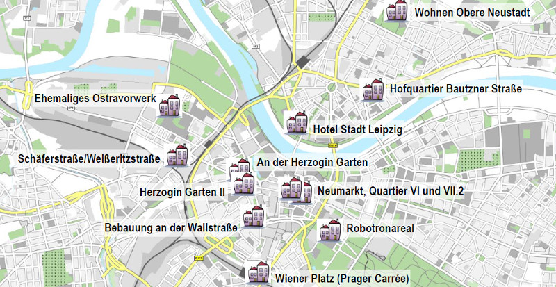 Wohnen Bauvorhaben Innenstadt