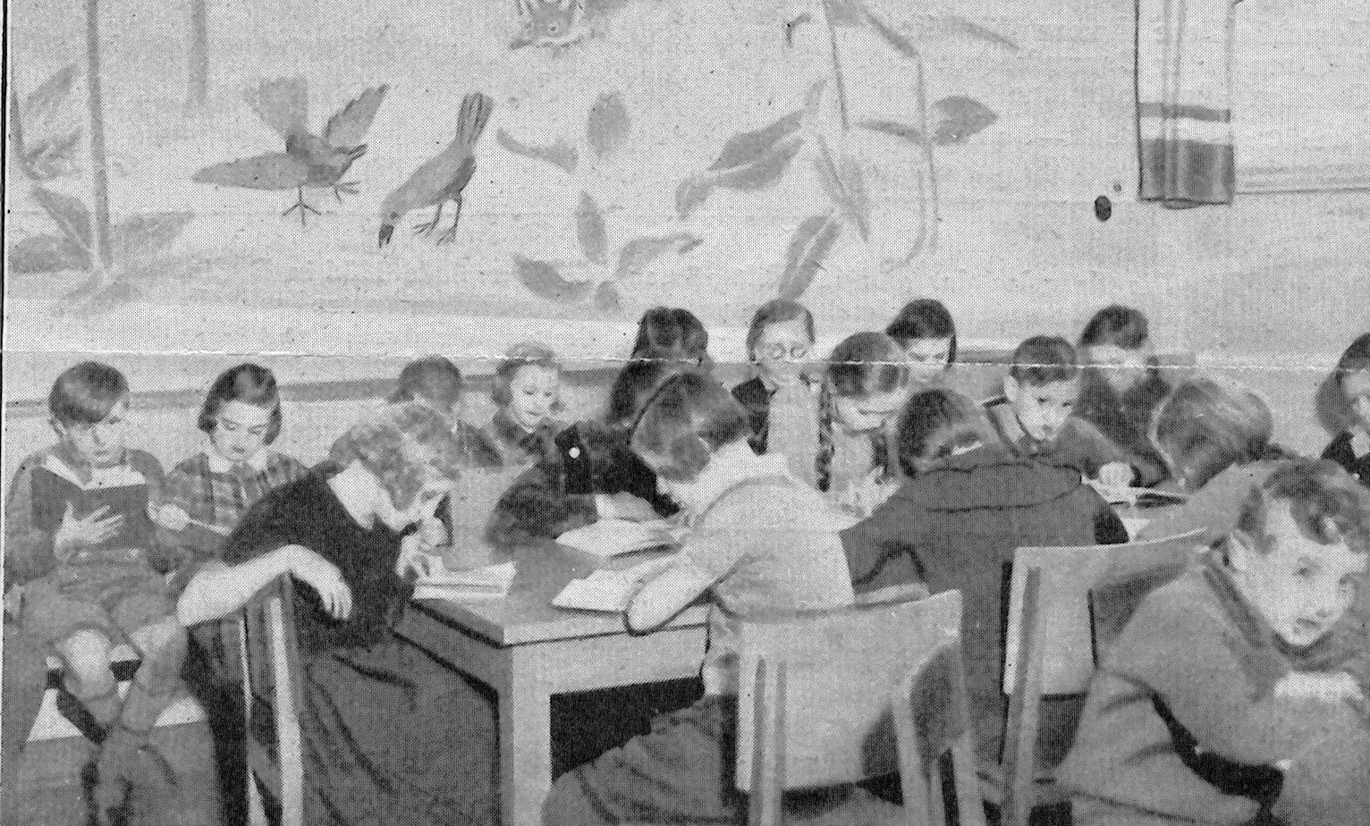 Städtischen Bücherei-Kinderlesezimmer 1936