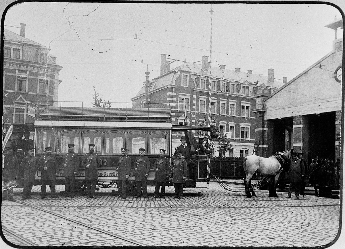 Pferdebahn 25.08.1900
