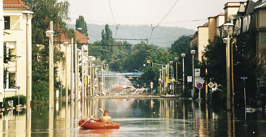 Hochwasser trachau