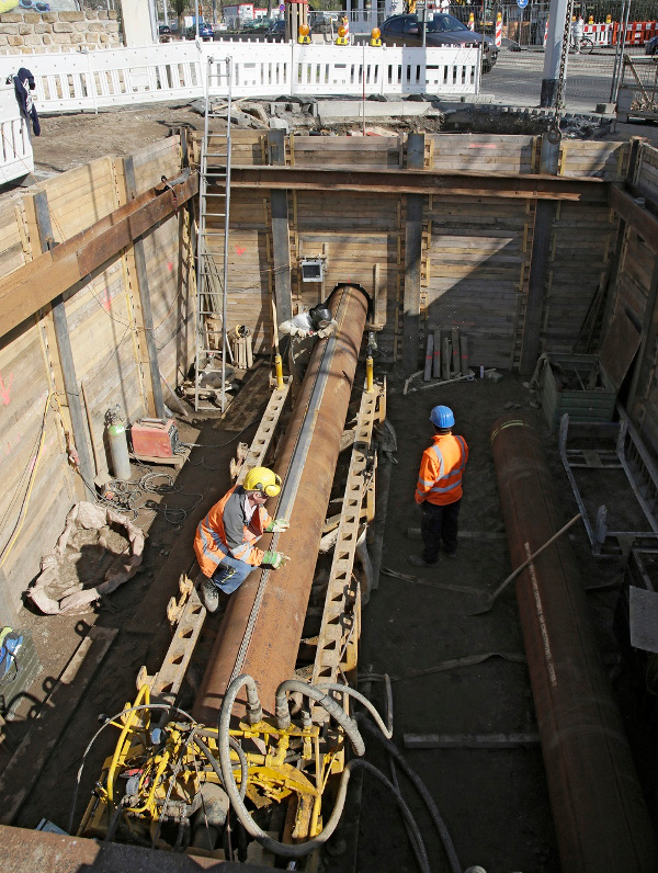 Drewag Durchörterung_Leipziger Str