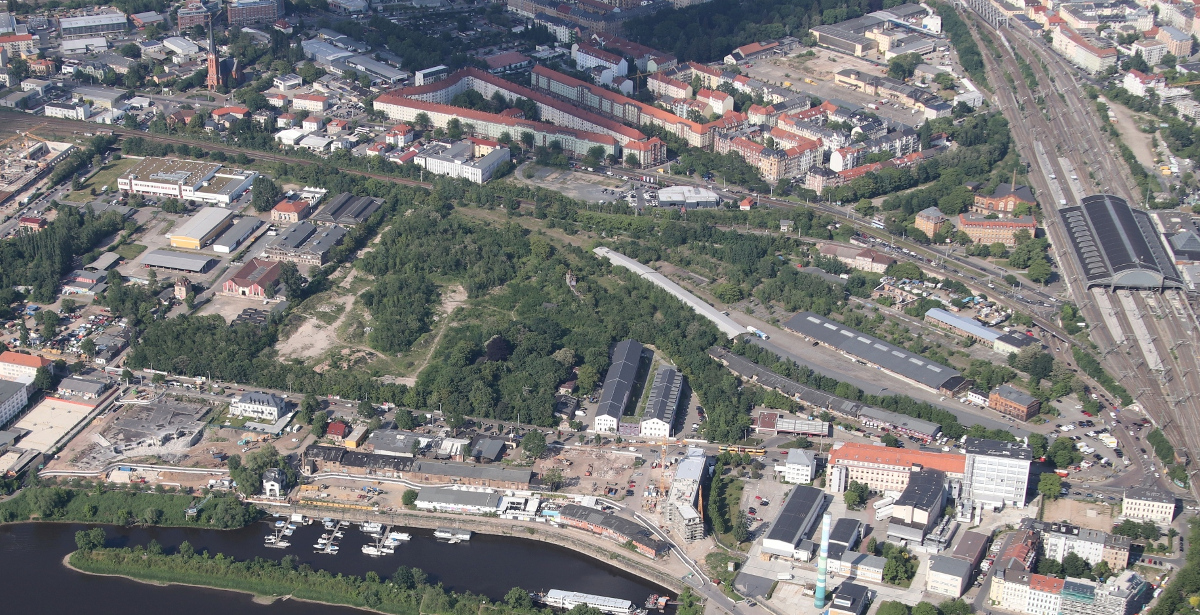 Leipziger Vorstadt Luftbild Haschenz