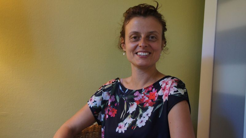 Anke Uhlig, seit zehn Jahren für alle Belange der Schwangerschaft in Pieschen vor Ort