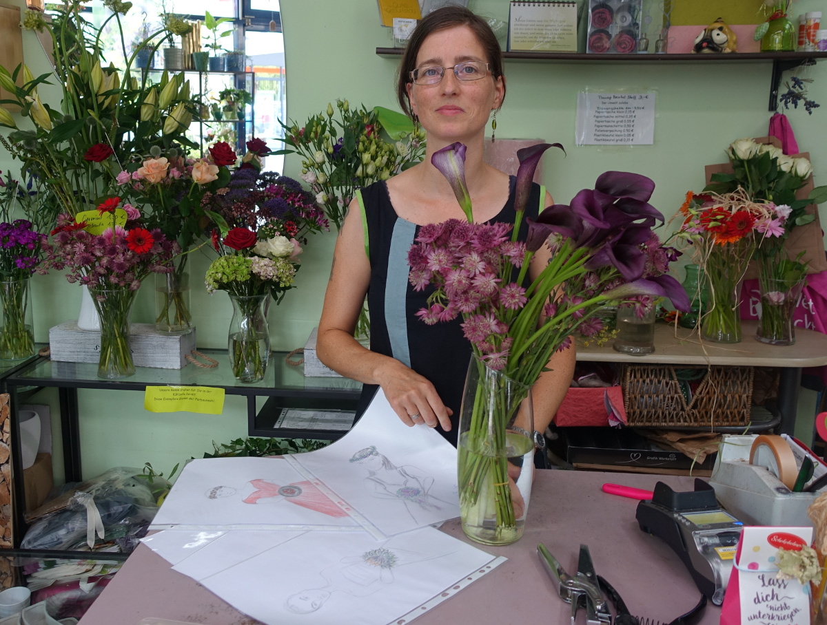 Blumen Schenk Skizzen