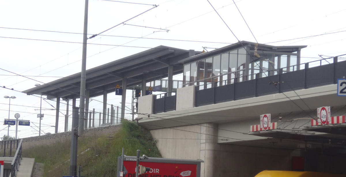 Haltepunkt Trachau Polizei