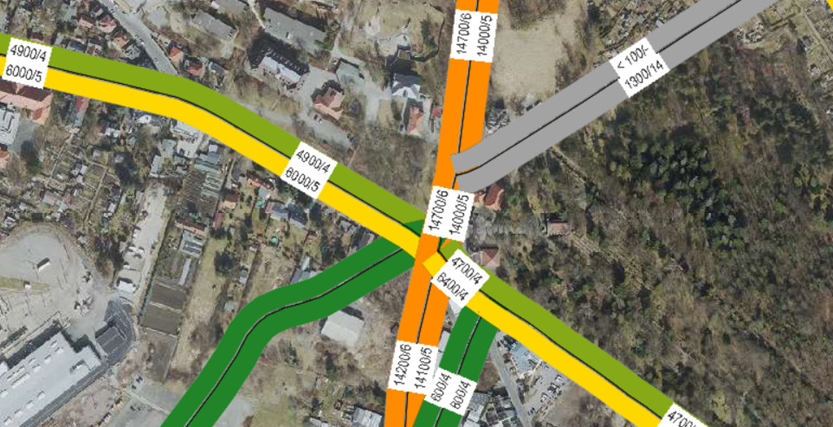 Hansastrasse Maxim-Gorki-Strasse