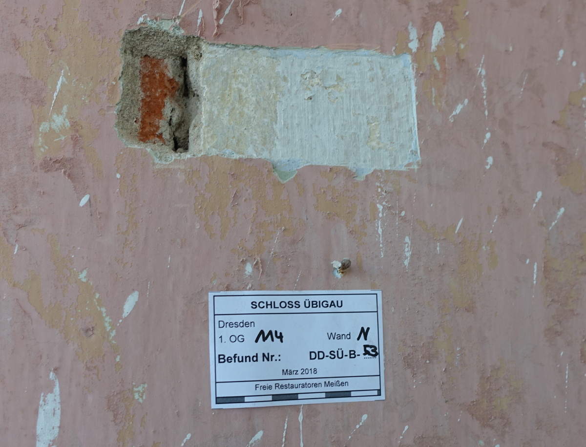 Schloss Übigau Befund