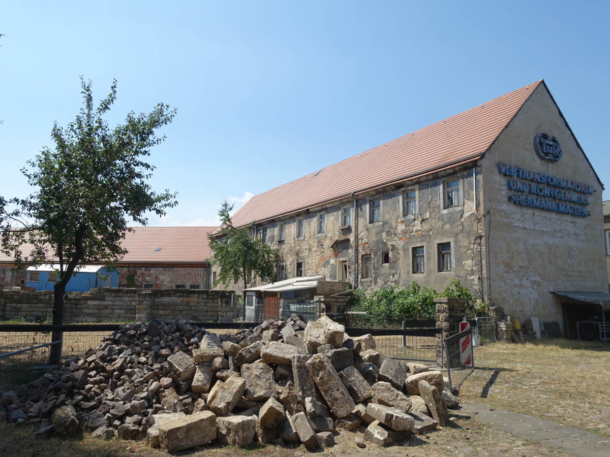 Schloss Übigau Transformatorenwerk Wiessner