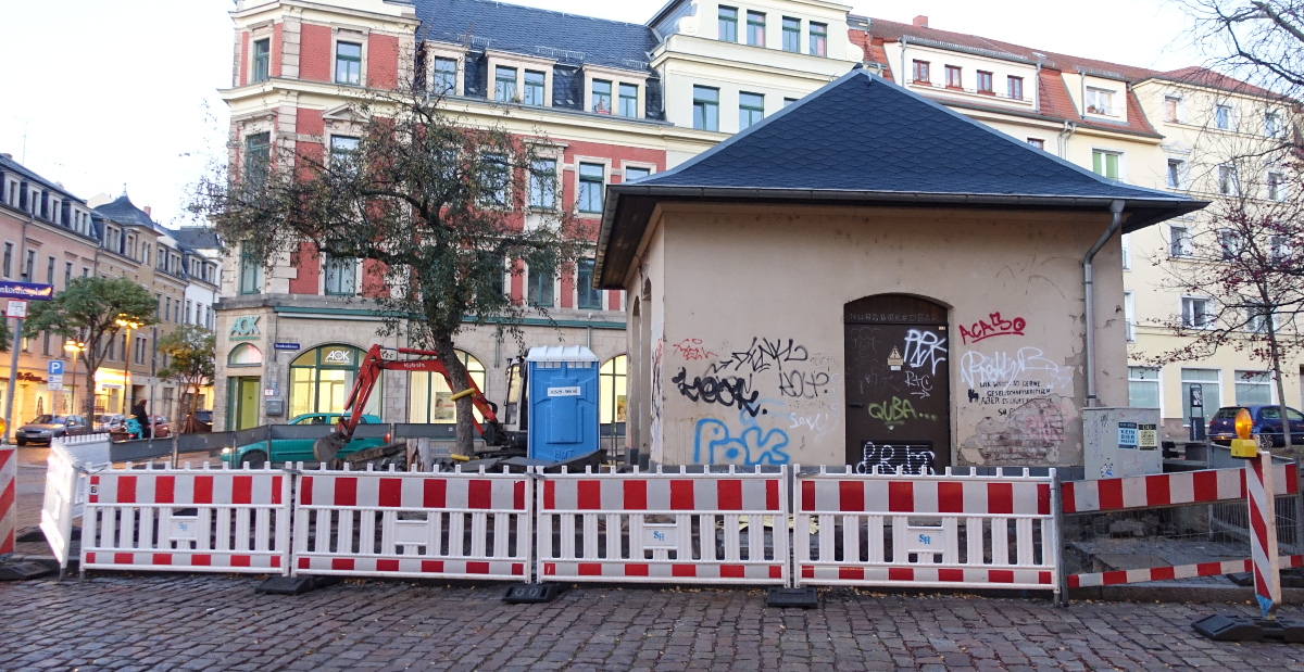 Trafo Konkordienplatz Bausstelle