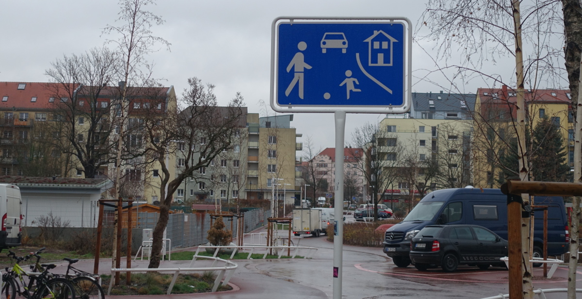 Pieschener Melodien Verkehrsschild