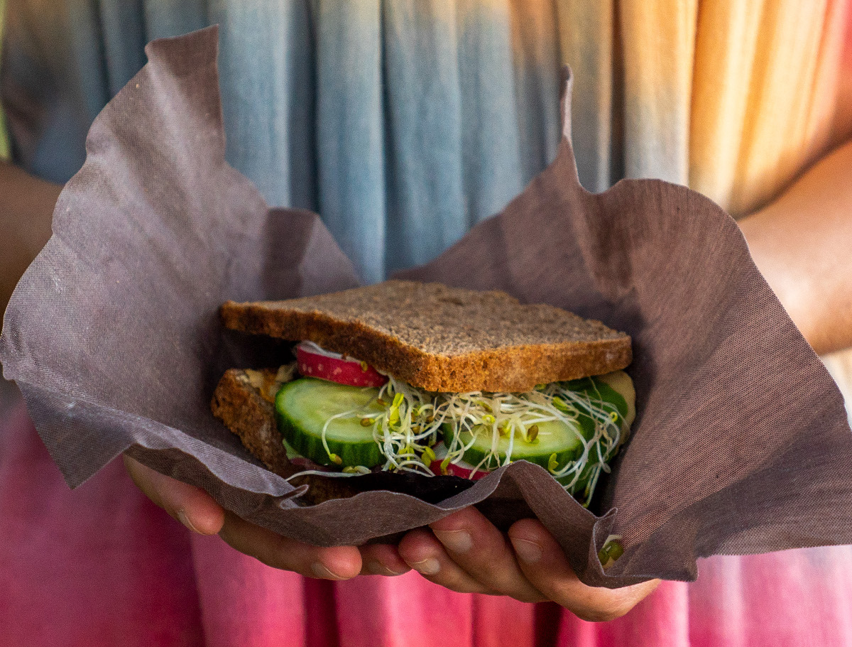 Bienenwachstücher Sandwich