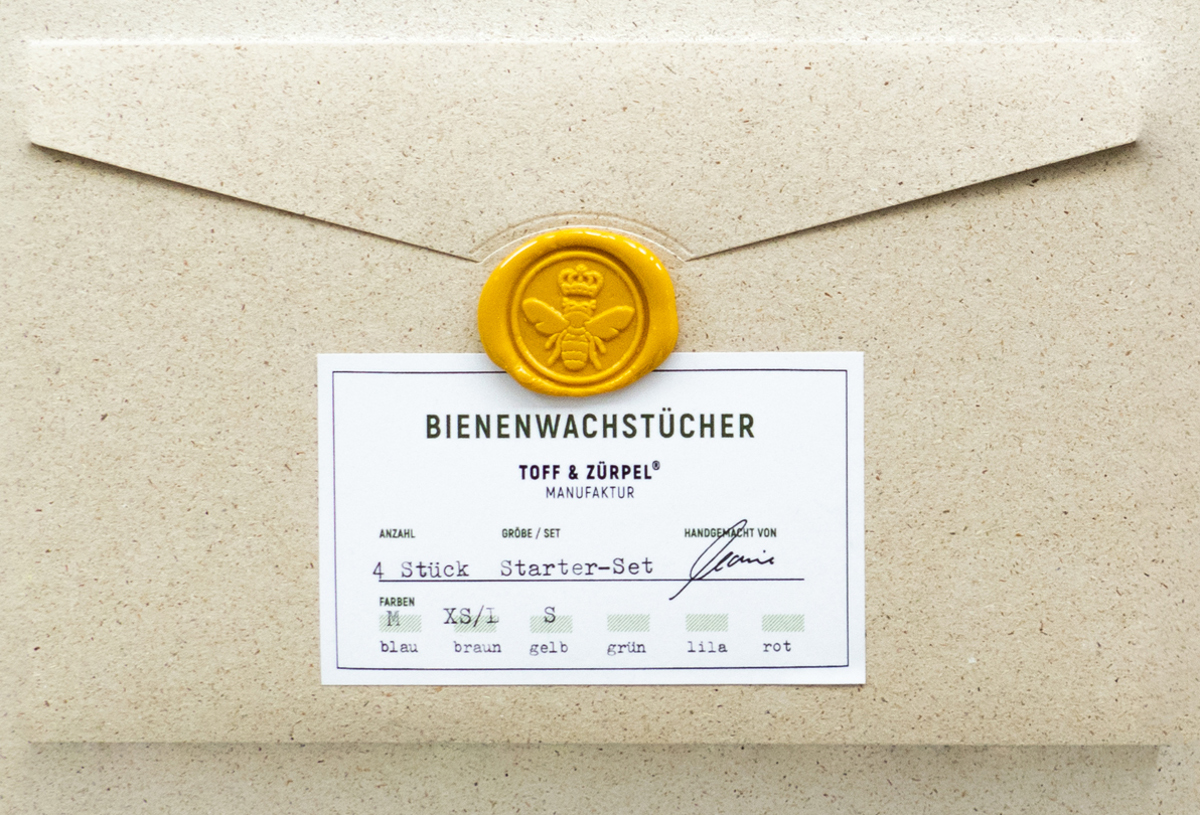 Bienenwachstücher Verpackung