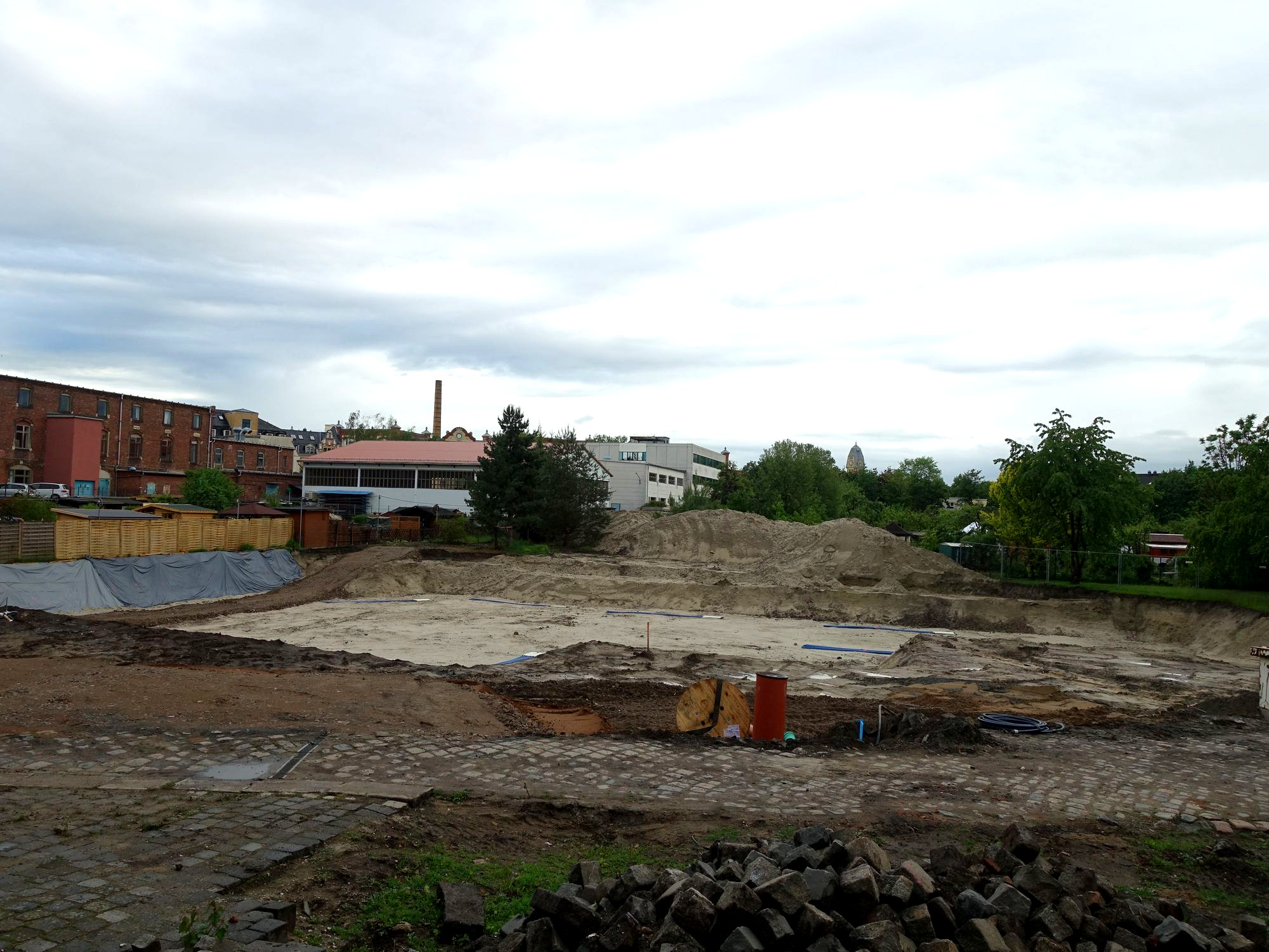 Holzpalais Wilder Mann Baugrube