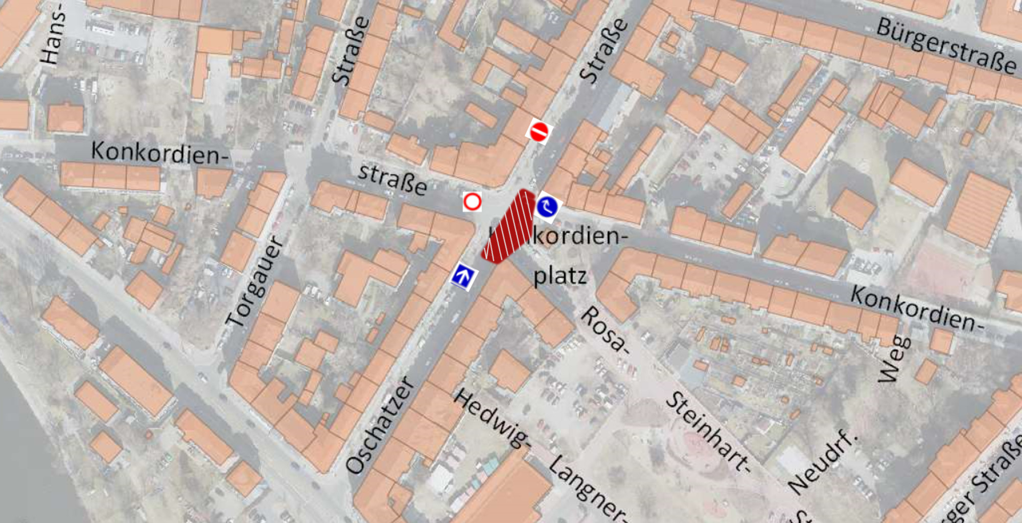 drewag oschatzer strasse kreuzung