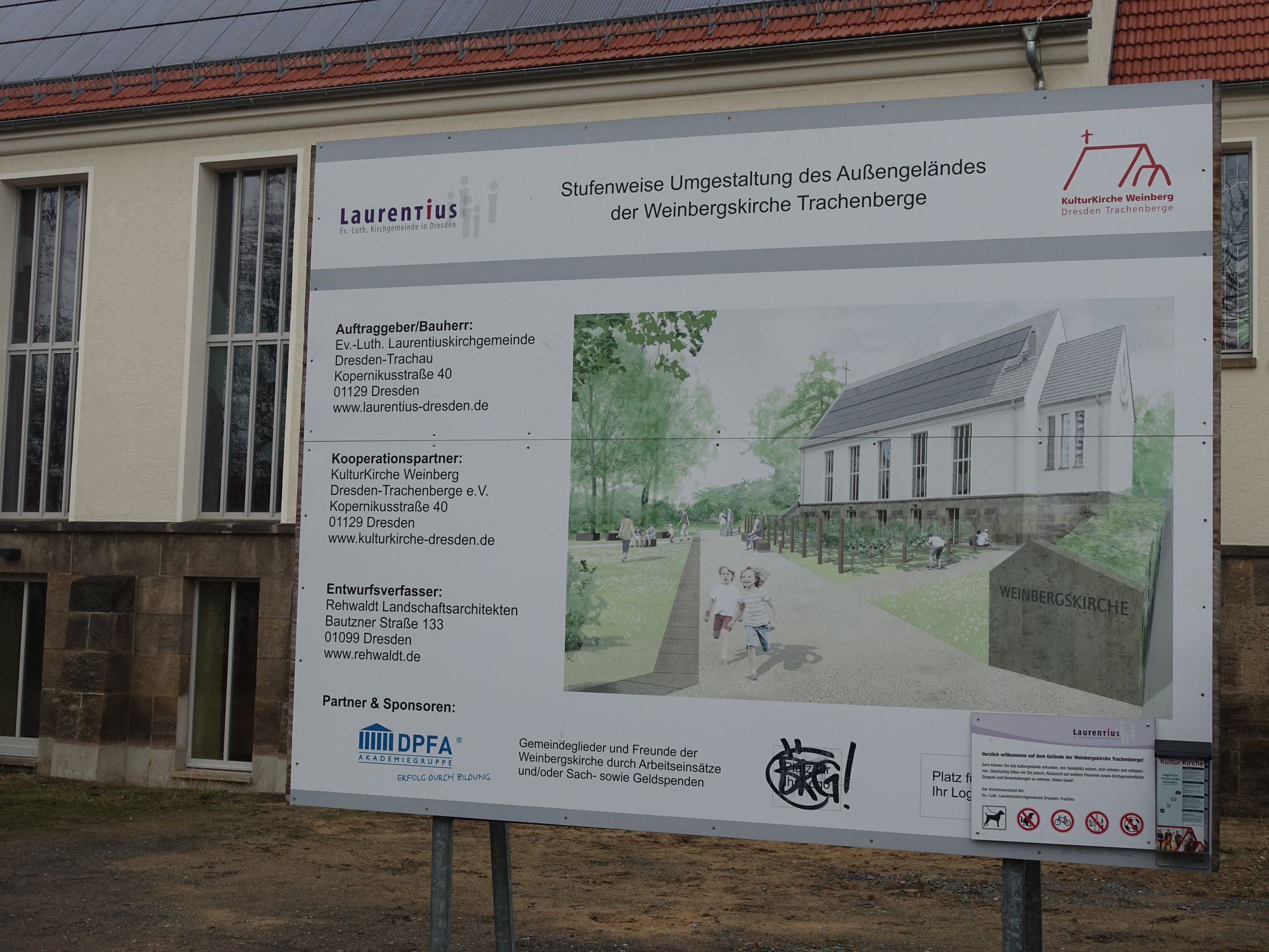 Spielplatz Albert-Hensel-Straße Bautafel