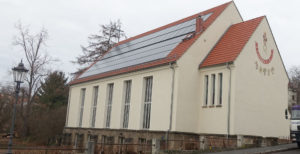 Sitzung des Stadtbezirksbeirates am 18. August Weinbergskirche Eingang - Foto: Archiv W. Schenk