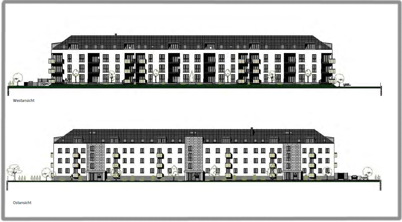 Hubertusstraße Bebauung