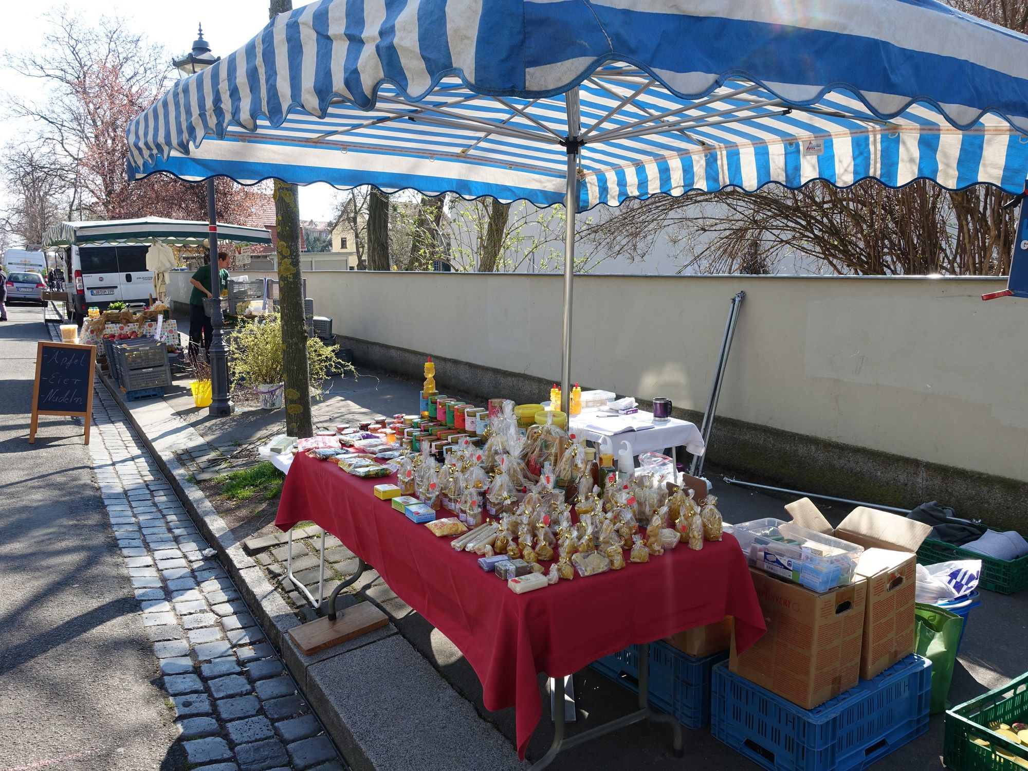 Wochenmarkt Kopernikusstraße Imkerei Opelt