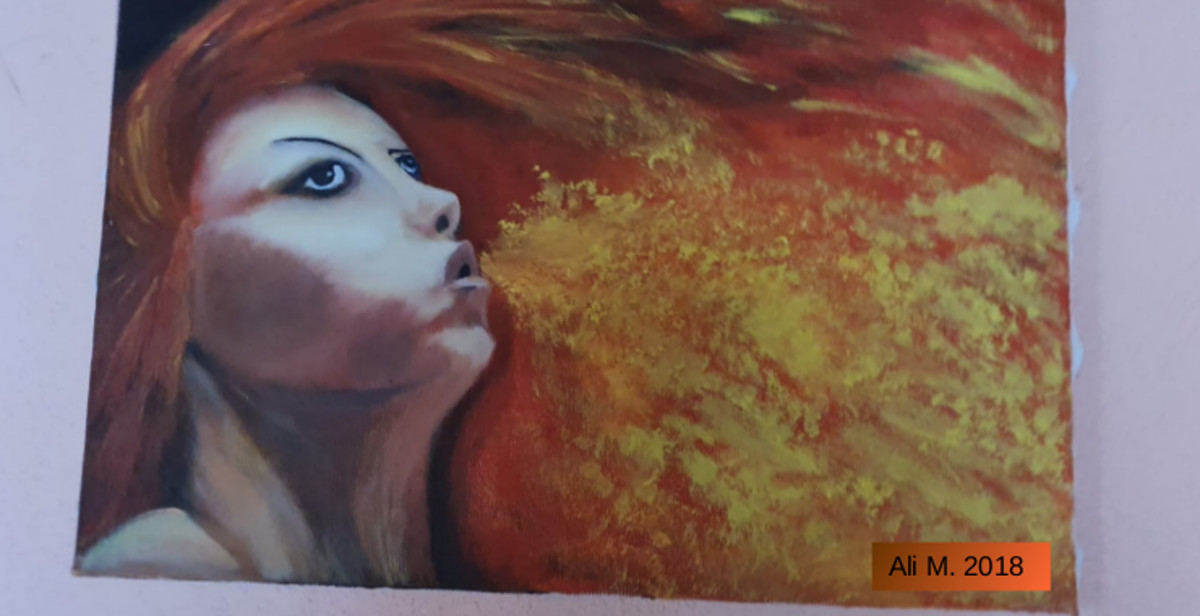 Kurden malen im Gefängnis