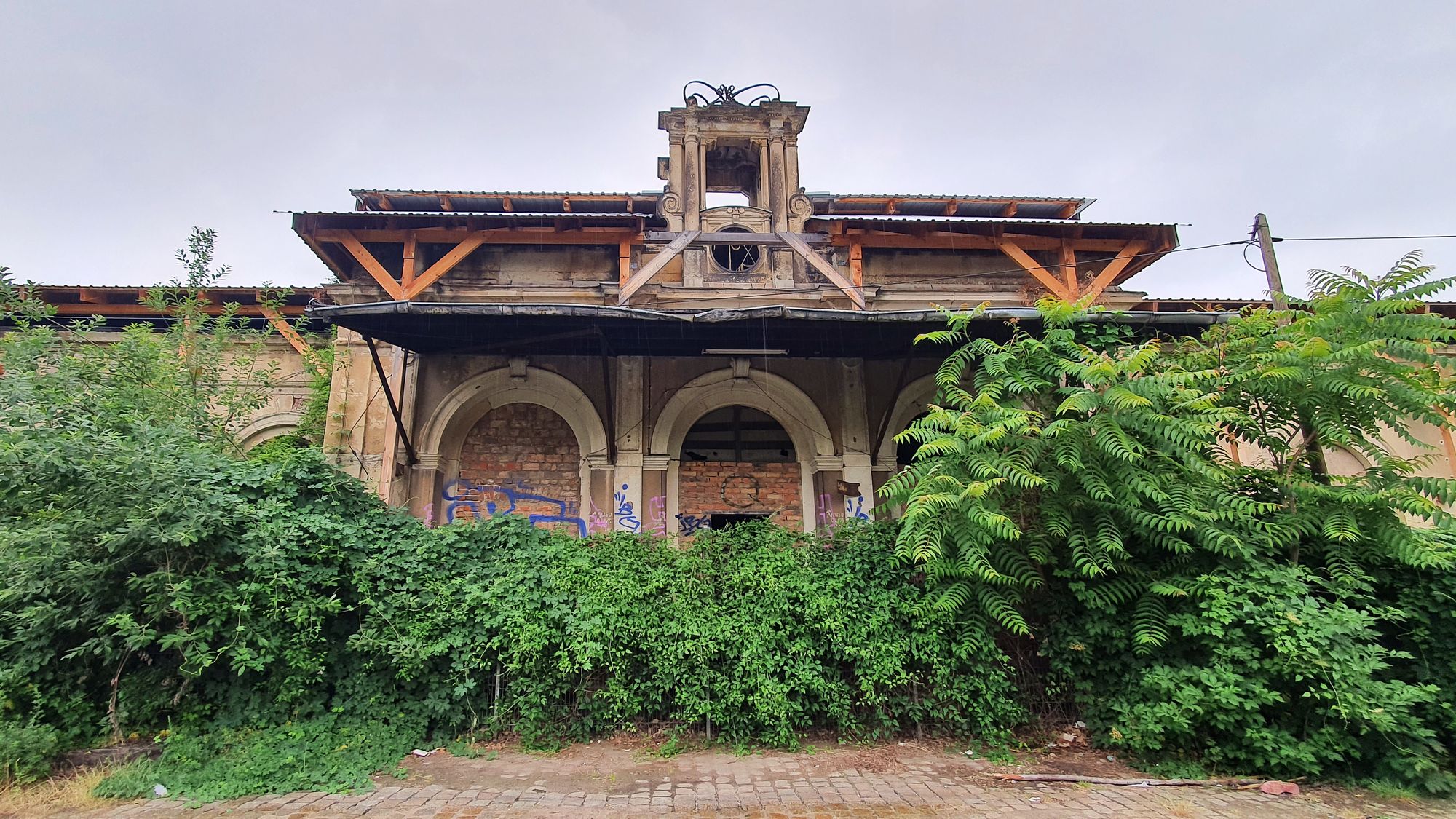 Wächst langsam zu: Der Alte Leipziger Bahnhof.