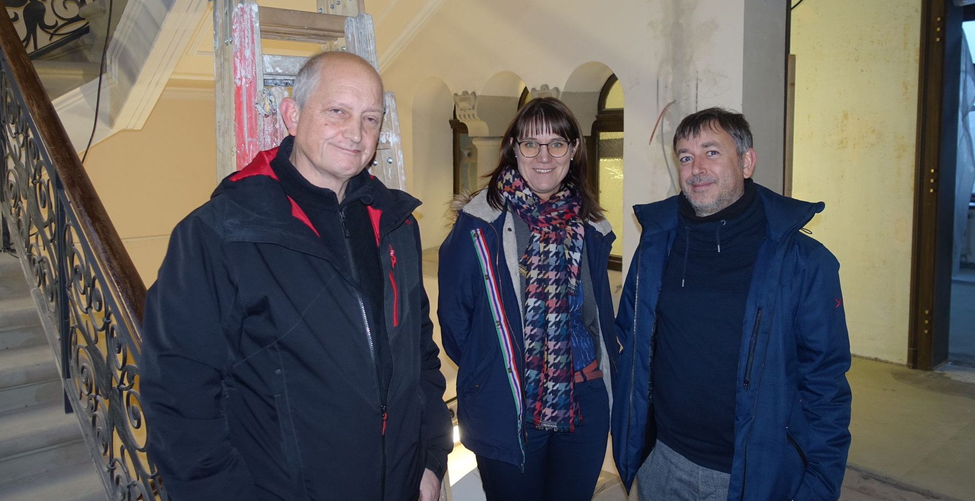 Rathaus Pieschen Baustellenrundgang Kleineberg Schyra Grundmann