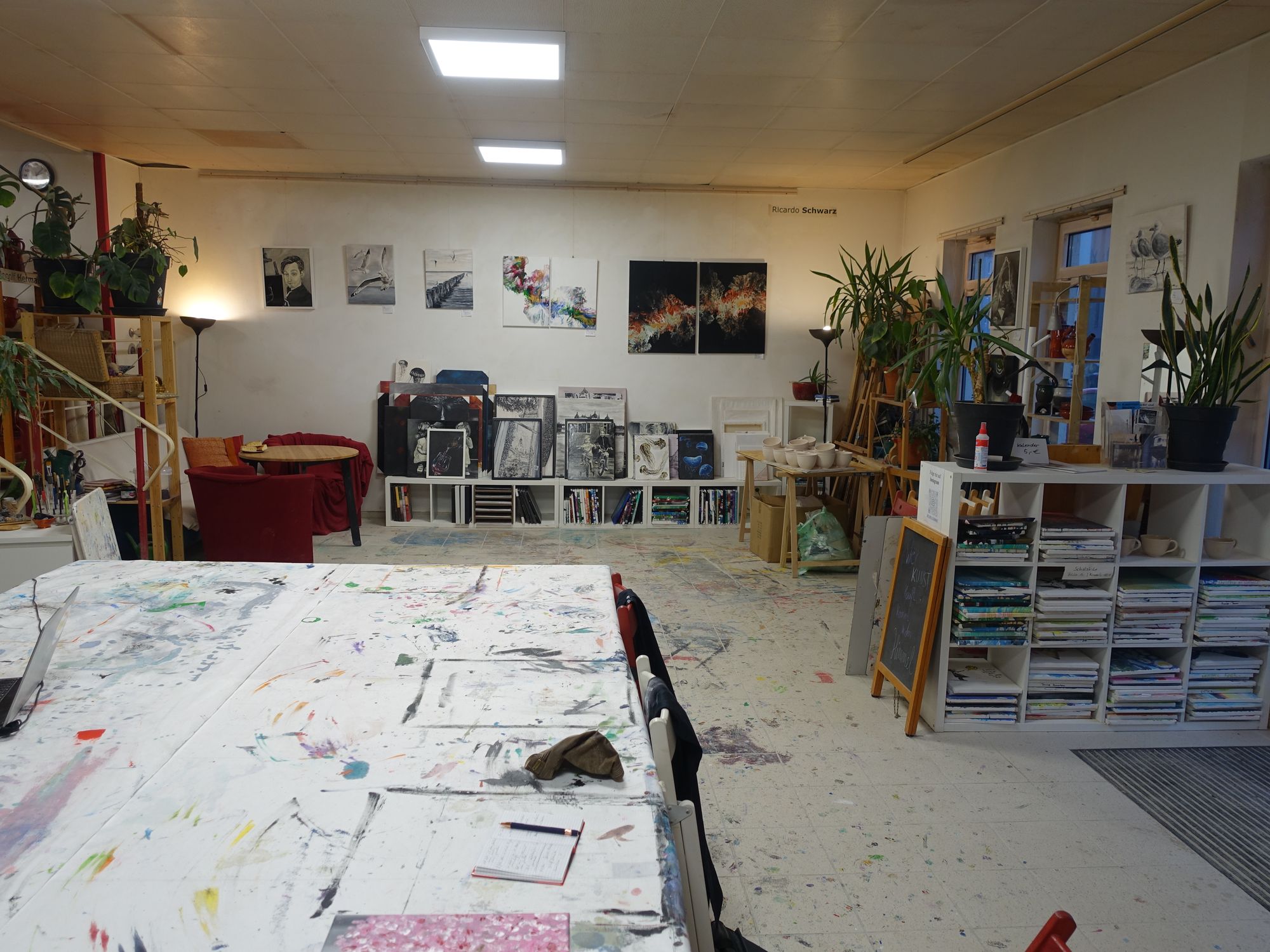 Gemeinschaftsatelier Schwarz Ricardo Herrmann Ingolf
