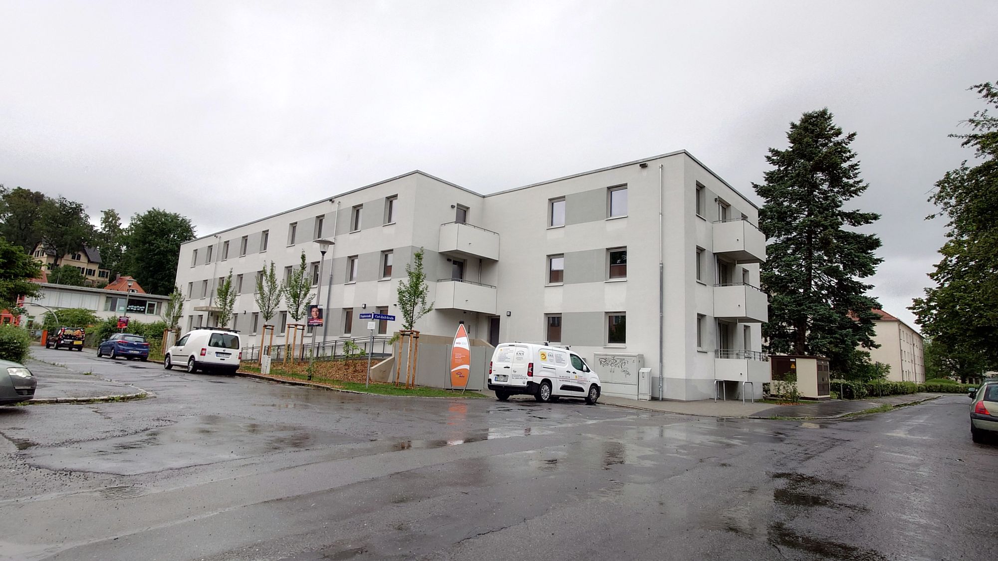 Neubau an der Dopplerstraße - Foto: J. Frintert
