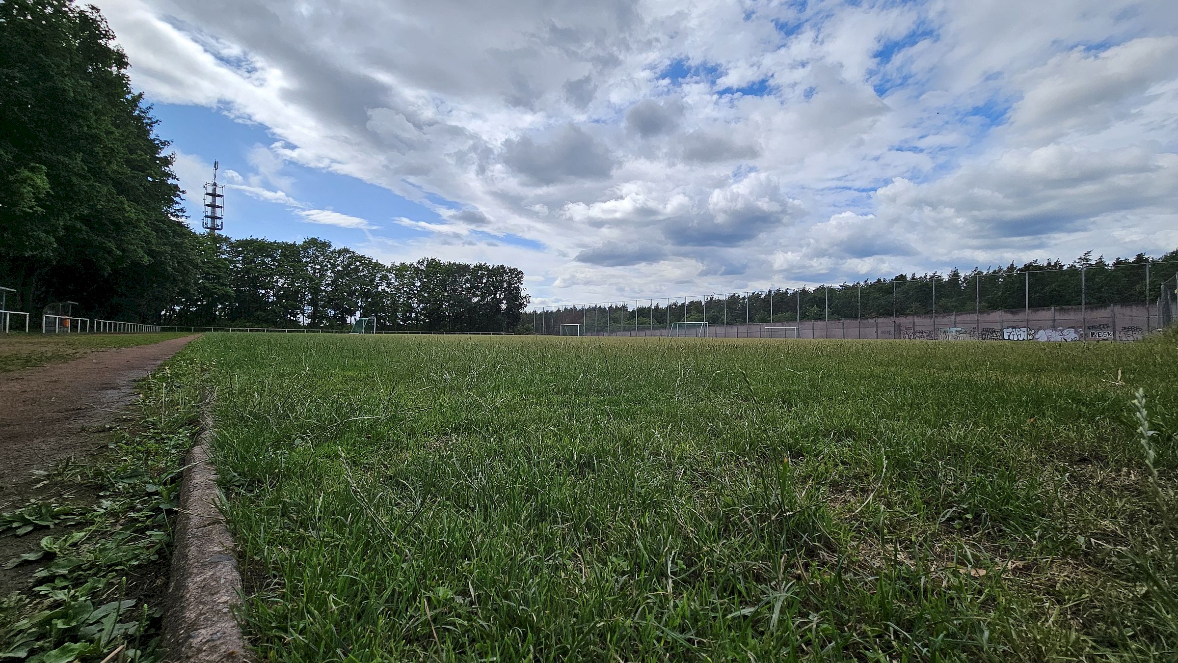 Sportplatz an der Neuländer Straße in Trachau - Foto: J. Frintert