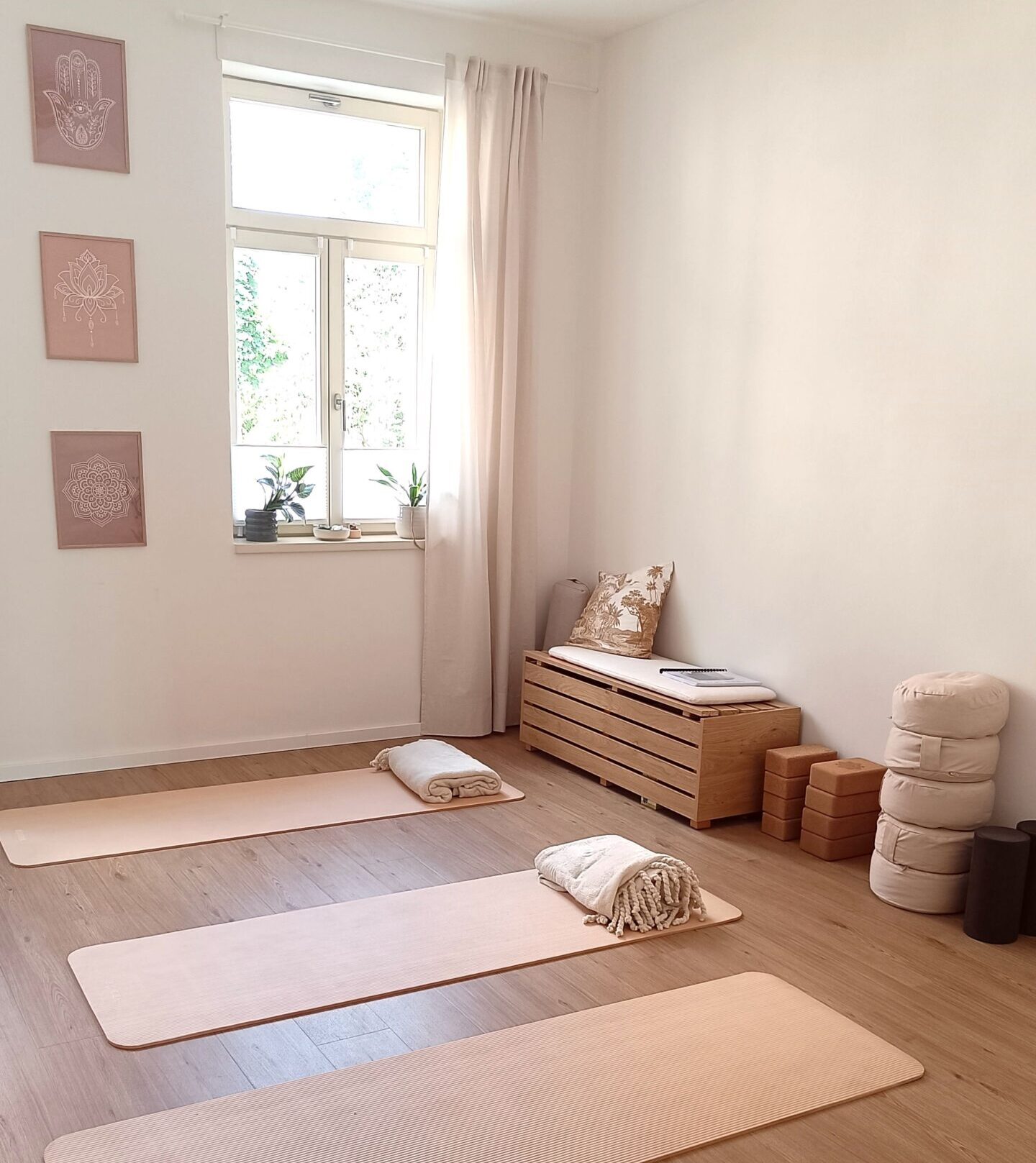 Künftig finden im Sportraum Yoga-, Entspannungs- und Sportkurse statt.