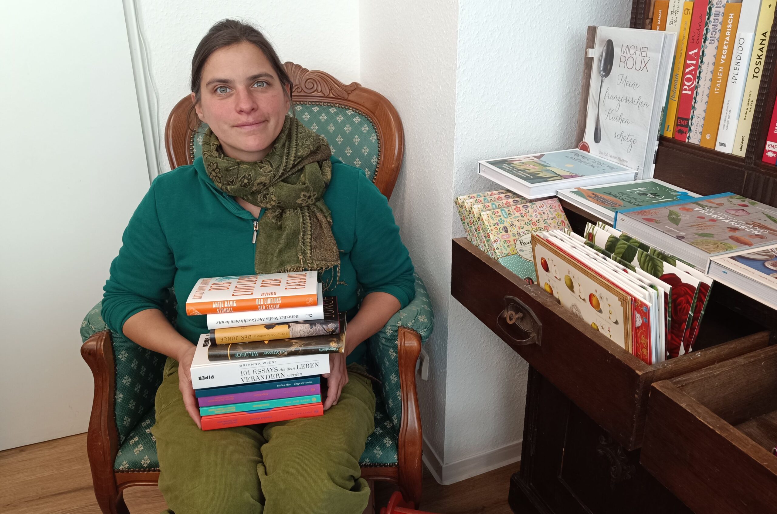 Antonia Rhau hat den Buchladen im März diesen Jahres eröffnet.