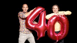 Organisieren das Pantomime-Festival: Michael Meinel und Tim Schreiber. Foto: J. Frintert