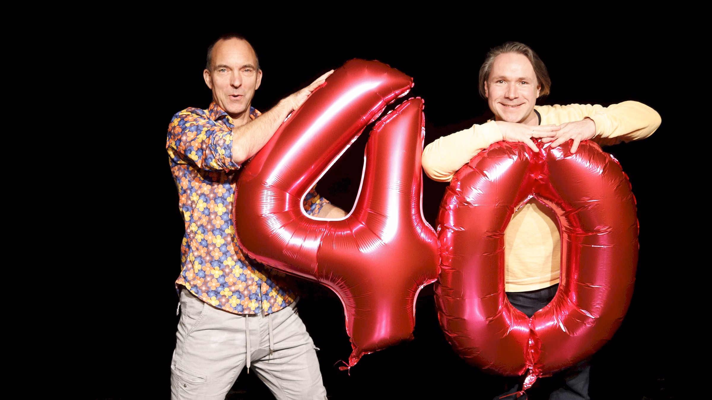 Organisieren das Pantomime-Festival: Michael Meinel und Tim Schreiber. Foto: J. Frintert