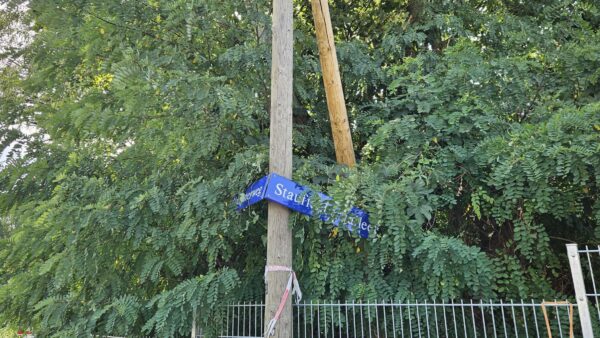 Am Hammerweg, Ecke Stauffenbergallee soll künftig ein Umspannwerk und bis dahin ein LKW-Parkplatz zur Zollvorabfertigung entstehen. Foto: J. Frintert